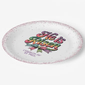 He Is Risen! Easter Sunday Pappteller (Schrägansicht)