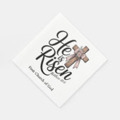 He is Risen! Easter Sunday Serviette (Ecke)
