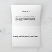 He Is Risen Feiertagskarte (Innenseite)