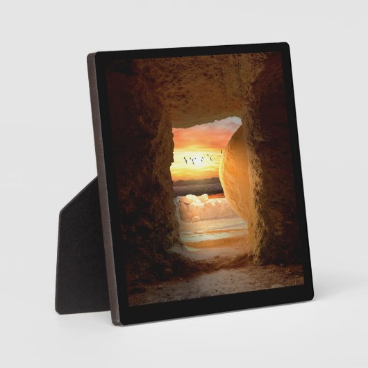 He is Risen  Fotoplatte (Vorderseite)