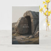 He Is Risen Happy Easter Bulk Church Greeting Card Karte (Gelbe Blume)