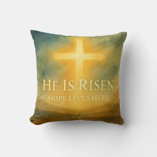 He Is Risen Hope Lives Here Easter 2026 Kissen