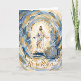 He Is Risen in Glory Easter Card Karte