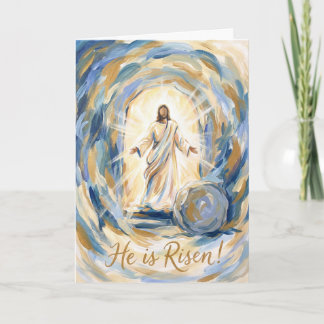 He Is Risen in Glory Easter Card Karte
