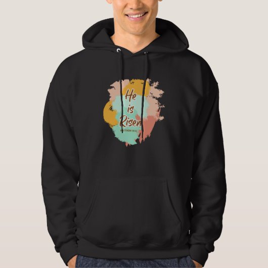 He Is Risen Indeed Happy Easter For Christian East Hoodie (Vorderseite)