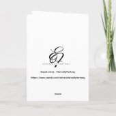 He is Risen just as He said Matt 28:5 - Easter Karte (Rückseite)