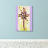 He is Risen  Leinwanddruck (Insitu (Holzboden))