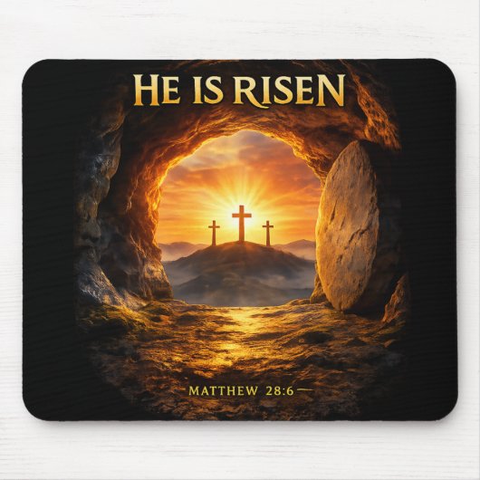 He is Risen Mousepad (Vorne)
