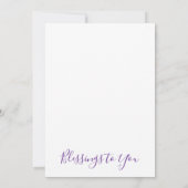 He is Risen Notecard (Rückseite)