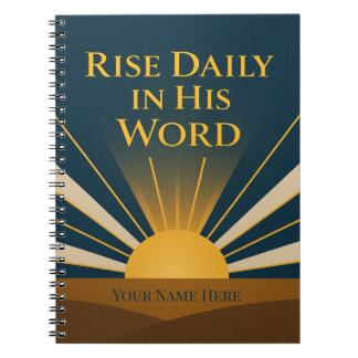 He Is Risen Personalized Faith Journal Notizblock