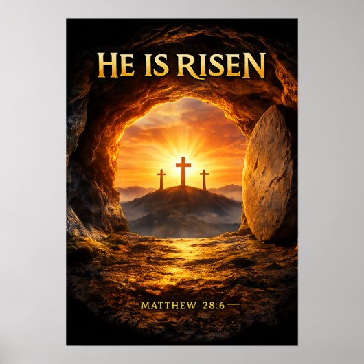 He is Risen Poster (Vorne)