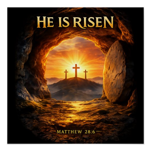 He is Risen Poster (Vorderseite)