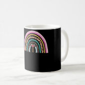 He Is Risen Rainbow Kaffeetasse (VorderseiteRechts)