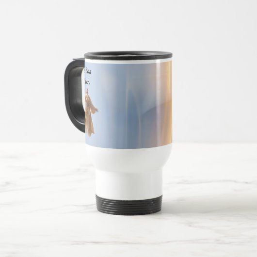 he is risen reisebecher (Vorderseite Links)