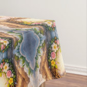 He Is Risen Religious Floral Crown Easter Tischdecke (Beispiel)