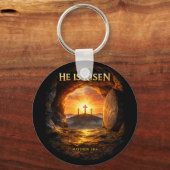 He is Risen Schlüsselanhänger (Vorderseite)