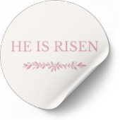 He Is Risen Sticker – Biblical Hope Verse