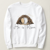 He is Risen Sweatshirt (Design vorne)