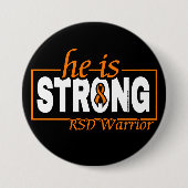 HE IS STRONG... BUTTON (Vorderseite)