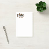 HE IS STRONG... POST-IT KLEBEZETTEL (Büro)