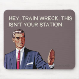 He, ist Zugwrack, dieses nicht Ihre Station Mousepad