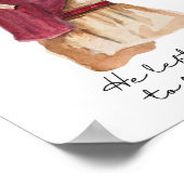 He left the 99 to rescue the 1 poster (Ecke)