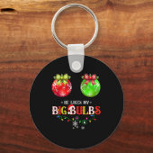 He Likes My Big Bulbs I Love His Peppermint Stick Schlüsselanhänger (Vorderseite)