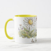 He Loves me - Daisy Love me not Whimsical Combo Tasse (Links)