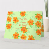 He Mädchen, alles Gute zum Geburtstag Karte (Rückseite)