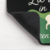 He Makes Me Lie Down In Green Pastures Mousepad (Ecke)