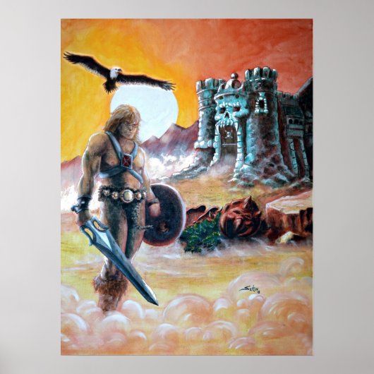 He-man Cringer Down Poster (Vorne)