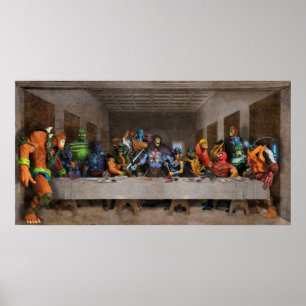 He-Man Villains Epic Last Supper Poster
