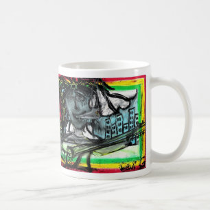"He Montag" Öl-Pastell durch Levi Glassrock Kaffeetasse