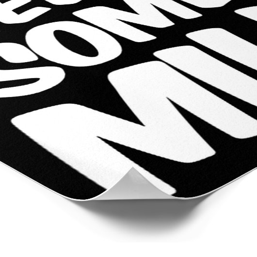 He Need Some Milk _ Funny Quotes Poster (Ecke)