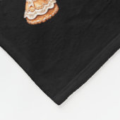 He Or She Aunt To Be Christmas Gingerbread Gender Fleecedecke (Ecke)