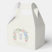 He or She? Botanical Gender Reveal Geschenkschachtel (Rückseite)