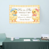 He or She WADDLE IT BE? Gender Reveal banner (Messeveranstaltung)
