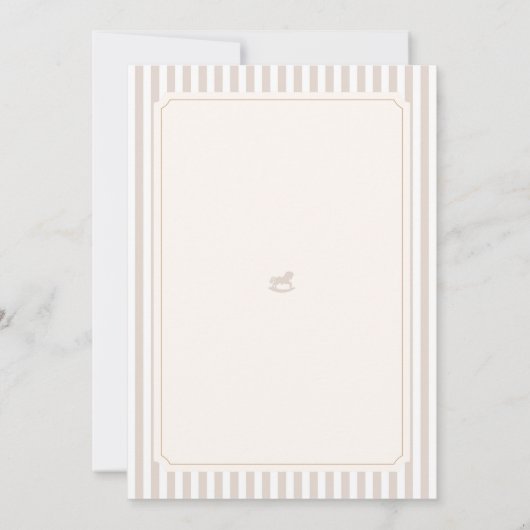 He or She What Will Baby Bear Be Gender Reveal Einladung (Rückseite)