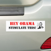 He regen Obama dieses an! Autoaufkleber (Auf Auto)