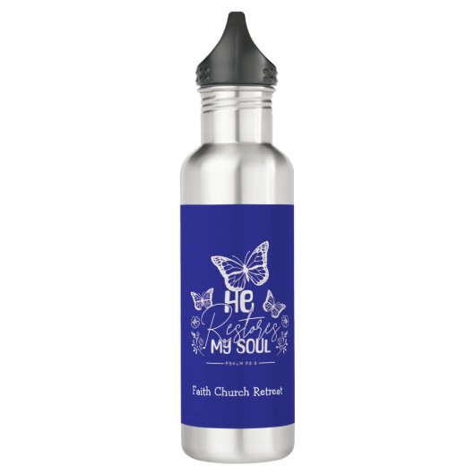 He Restores My Soul  Edelstahlflasche (Links)