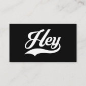 He Retro Visitenkarte (Vorderseite)