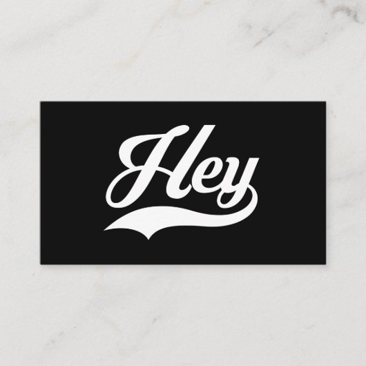 He Retro Visitenkarte (Vorderseite)