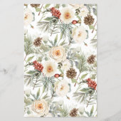 He Said She Said Winter Bridal Shower Game Card Flyer (Hinten)