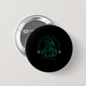 He Sees What You've Been Reading Funny Bookish Chr Button (Vorne & Hinten)