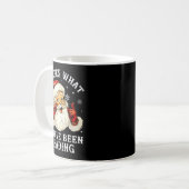 He Sees What You've Been Reading Funny Bookish Chr Kaffeetasse (Vorderseite Links)