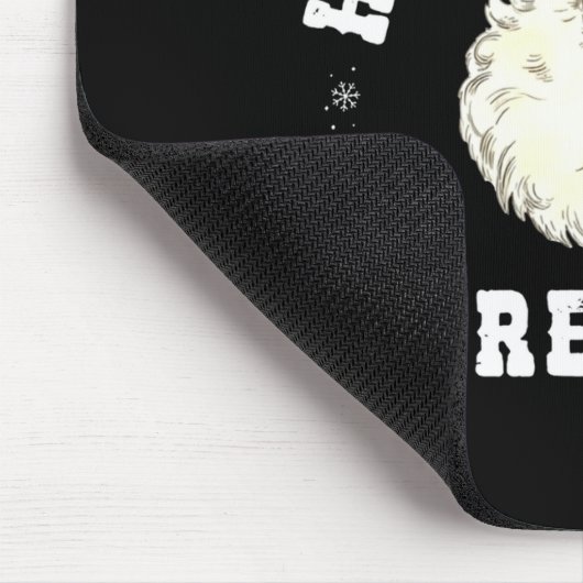 He Sees What You've Been Reading Funny Bookish Chr Mousepad (Ecke)