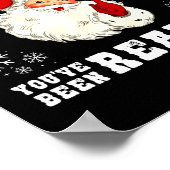 He Sees What You've Been Reading Funny Bookish Chr Poster (Ecke)