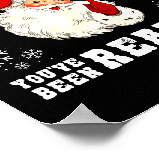 He Sees What You've Been Reading Funny Bookish Chr Poster (Ecke)