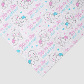 He she New Baby Seidenpapier (Detail)