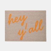 He Sie lustige hallozitat-Hipster-Spaßleinwand Fußmatte (Vorderseite)